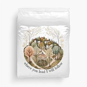 Where you lead - Gazebo - Watercolor art - Gilmore Duvet Cover