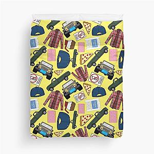 Luke Lorelai Fan Pattern Icons All Over Print Yellow Pack Duvet Cover