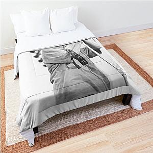 Robin Wilson Gin Blossoms BW Photograph Comforter