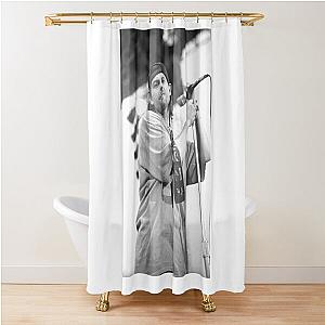 Robin Wilson Gin Blossoms BW Photograph Shower Curtain