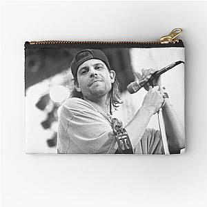 Robin Wilson Gin Blossoms BW Photograph Zipper Pouch