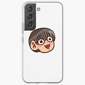 Gintama shinpachi anime sticker happy Samsung Galaxy Soft Case RB2806