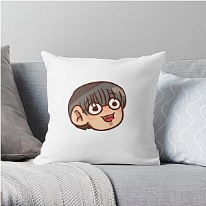 Gintama shinpachi anime sticker happy Throw Pillow RB2806