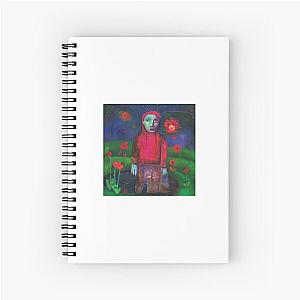 Girl in red serotonin merch  Spiral Notebook