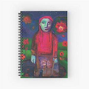 girl in red album cover  Spiral Notebook