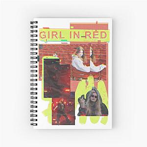 Girl in Red Poster Aesthetic Indie Spiral Notebook