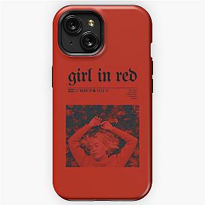 Girl in red poster -minimal  iPhone Tough Case