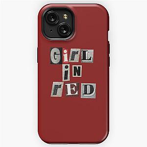 girl in red !  iPhone Tough Case