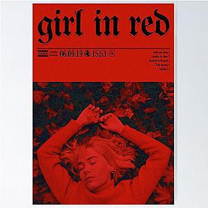 Girl in red poster -minimal  Poster