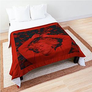 Girl in red poster -minimal  Comforter