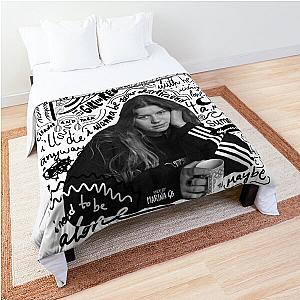 Girl in red - Songs doodles Comforter