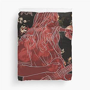 Girl in Red  Duvet Cover