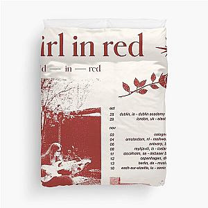 Girl in red tour Duvet Cover