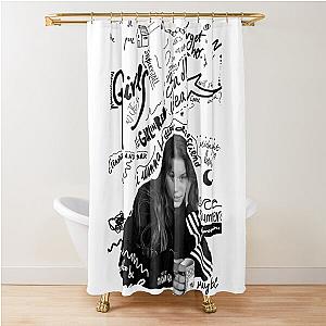 Girl in red - Songs Shower Curtain