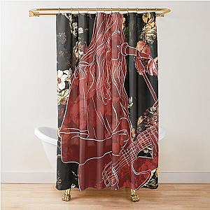 Girl in Red  Shower Curtain