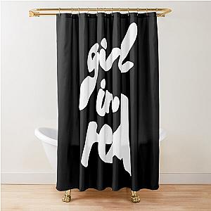 Girl In Red Merch Girl In Red Logo Shower Curtain