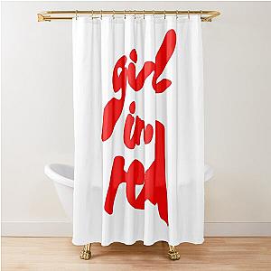 Girl In Red Merch Girl In Red Logo Shower Curtain