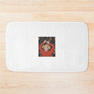 girl in red  Bath Mat