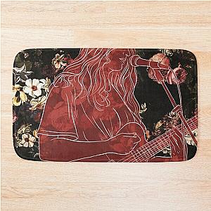 Girl in Red  Bath Mat