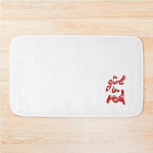 logo girl in red Bath Mat