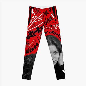 Cool Girl in red - Songs Leggings