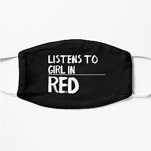 LISTENS TO GIRL IN RED - DISCREET PRIDE Flat Mask