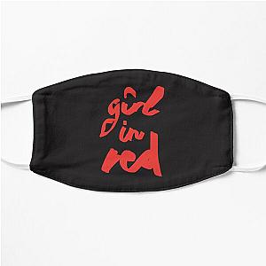 girl in red brush logo Essential T-Shirt Flat Mask