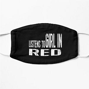 LISTENS TO GIRL IN RED - DISCREET PRIDE Flat Mask