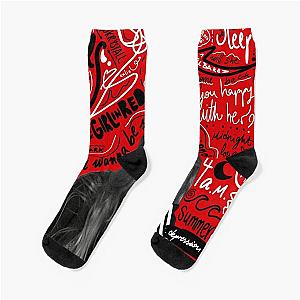 Cool Girl in red - Songs Socks