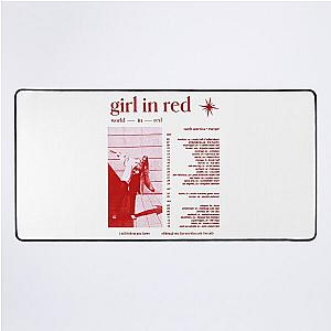 girl in red world in red tour Desk Mat