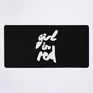 Girl In Red Merch Girl In Red Logo Desk Mat