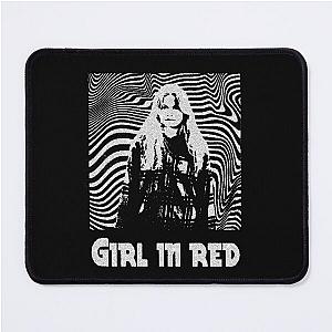 Girl in Red Art Mouse Pad