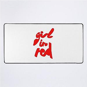 Girl In Red Merch Girl In Red Logo Desk Mat