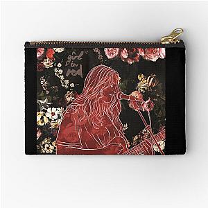 Girl in Red Classic Zipper Pouch