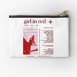 girl in red world in red tour Zipper Pouch