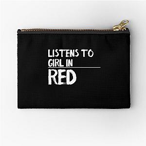 LISTENS TO GIRL IN RED - DISCREET PRIDE Zipper Pouch