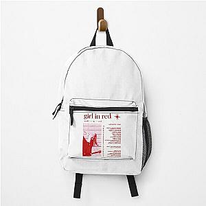 girl in red world in red tour Backpack