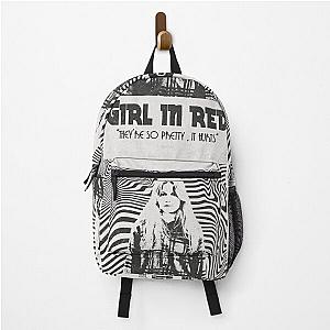 Girl in red - Retro Backpack