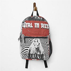 Girl in red - Retro Backpack