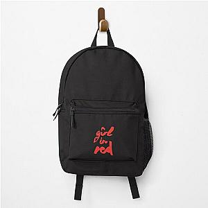 girl in red brush logo Essential T-Shirt Backpack