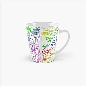 girl in red rainbow version Tall Mug