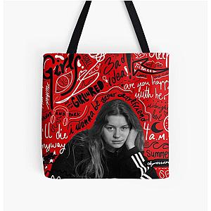 Girl in red - Songs All Over Print Tote Bag