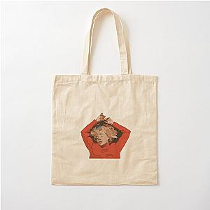 girl in red  Cotton Tote Bag