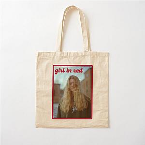 girl in red  Cotton Tote Bag