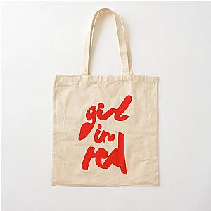 Girl In Red Merch Girl In Red Logo Cotton Tote Bag