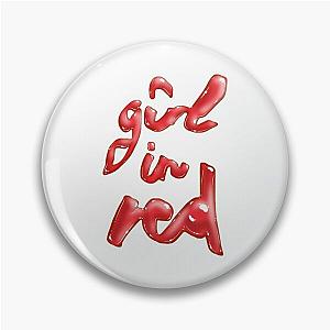 logo girl in red Pin