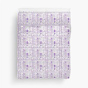 Girls' Generation Block Names Pattern Duvet Cover