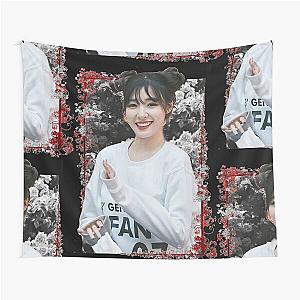 Tiffany Young Girls Generation SNSD Tiffany Korean Kpop Floral Design Tapestry