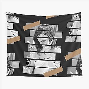 Lee SoonKyu Girls Generation SNSD Sunny Korean Kpop Monochrome Stripe Design Tapestry