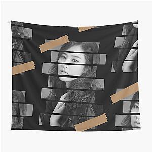 Kwon Yuri Girls Generation SNSD Yuri Korean Kpop Monochrome Stripe Design Tapestry